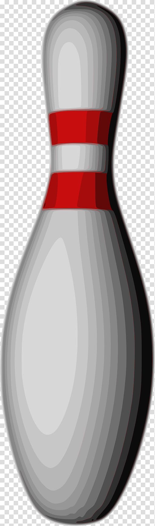 white and red bowling pin, Bowling pin transparent background PNG clipart