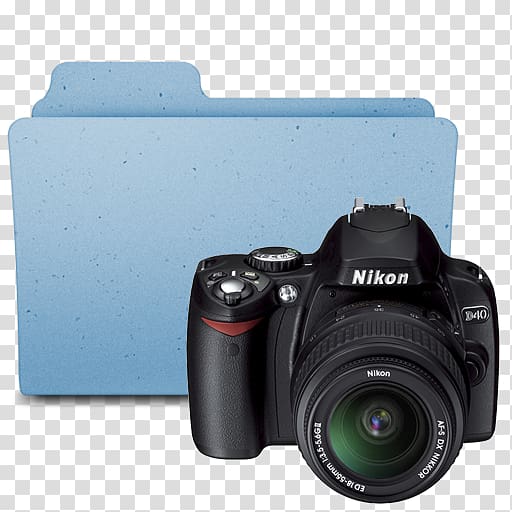 Nikon D40x Digital SLR Camera lens, camera lens transparent background PNG clipart