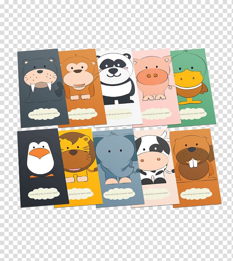 Paper Child care Gastouder Post Cards Ollie & Tigger Kinderopvang boekje, gastouder transparent background PNG clipart