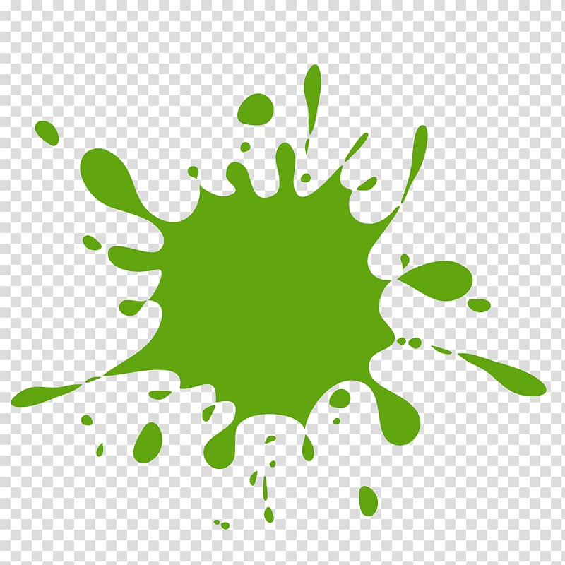 green liquid drop, Ink blot test , splatter transparent background PNG clipart