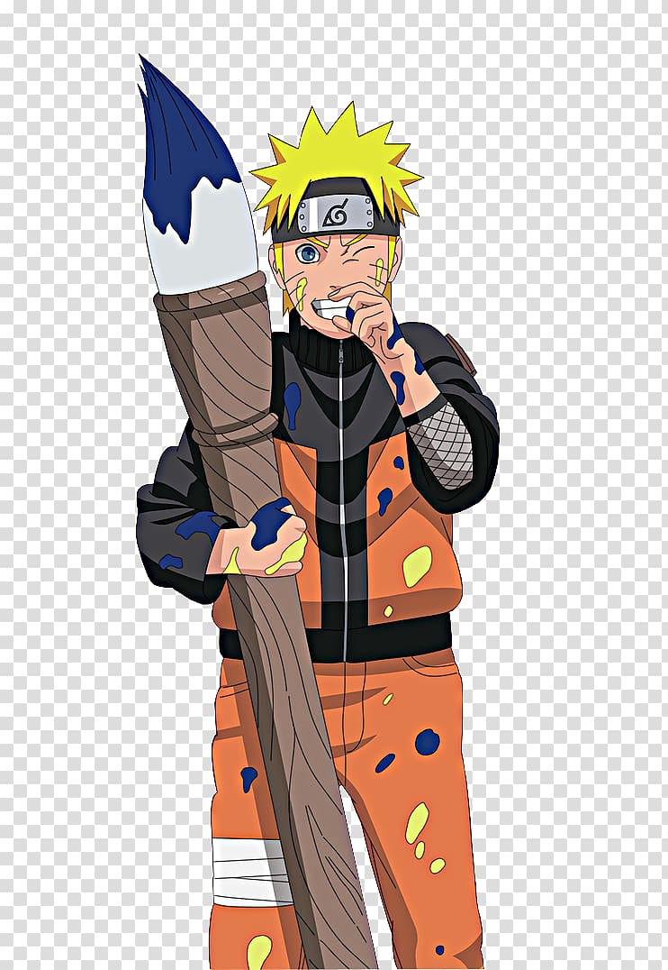 Naruto Uzumaki Cartoon, Bob Ross transparent background PNG clipart