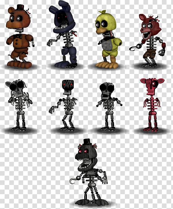 The Joy of Creation: Reborn Five Nights at Freddy\'s 4 Animatronics Paper,  others transparent background PNG clipart