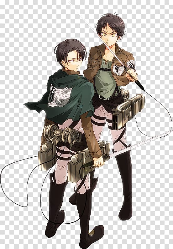 Eren Yeager Mikasa Ackerman Erwin Smith Levi Attack on Titan, others transparent background PNG clipart
