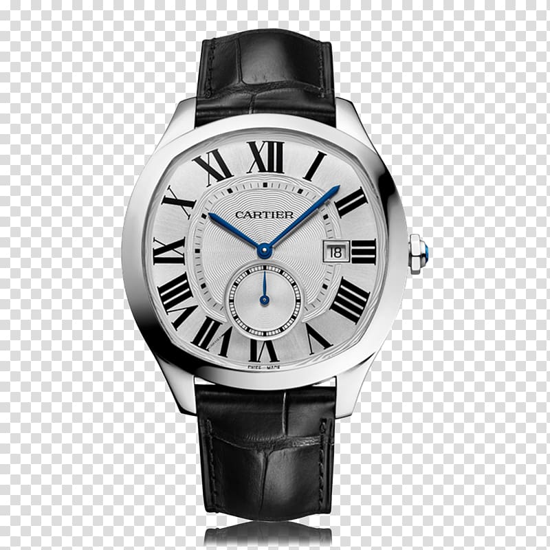 Watch Cartier Tank Strap Movement, watches transparent background PNG clipart