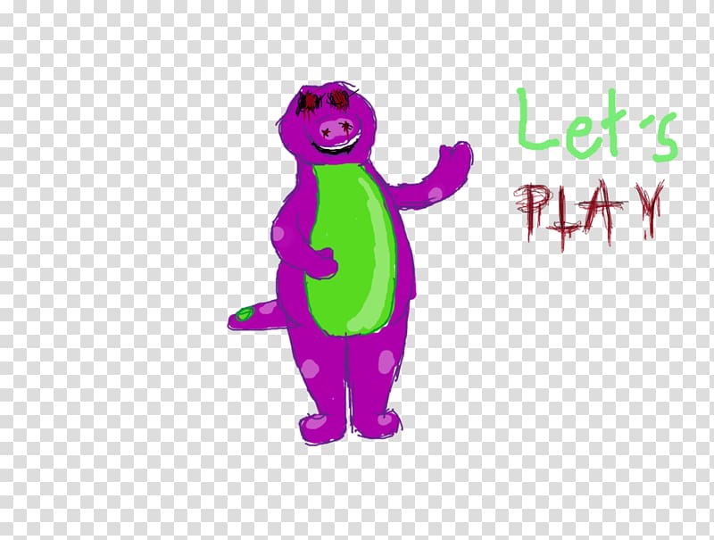 Pink M Animal , Barney the dinosaur transparent background PNG clipart