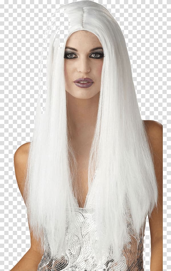 Wig Costume party White Dress, dress transparent background PNG clipart