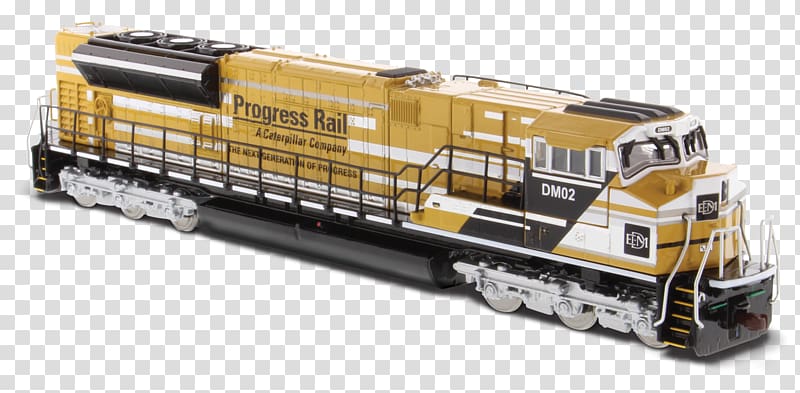 Caterpillar Inc. Train Locomotive Rail transport Progress Rail Services, train transparent background PNG clipart