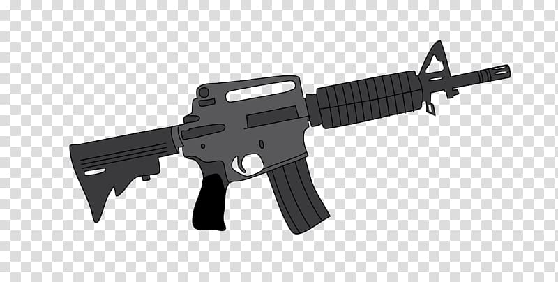 Assault rifle Airsoft Guns Firearm LWRC M6, assault rifle transparent background PNG clipart