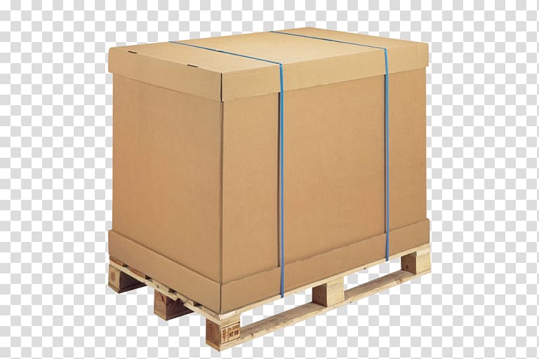 Pallet Cardboard box Wooden box Corrugated fiberboard, box transparent background PNG clipart