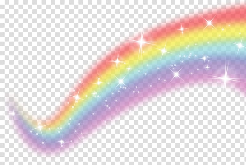 Rainbow Light Color Rainbow Transparent Background Png Clipart