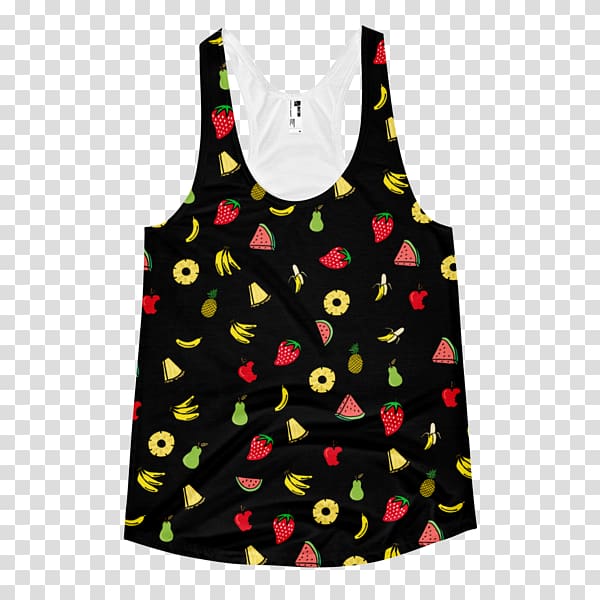 T-shirt Active Tank M Gilets Sleeveless shirt, fruit dish transparent background PNG clipart