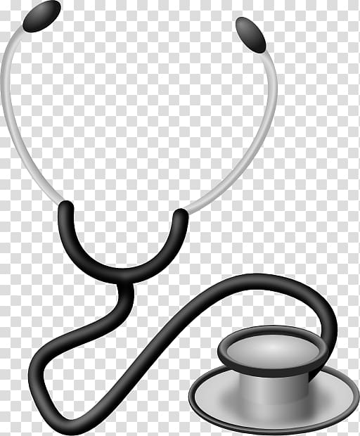 black and gray stethoscope illustration, Stethoscope Medicine , stethoscope cartoon transparent background PNG clipart