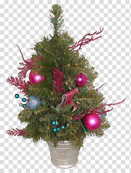 Fraser fir Artificial Christmas tree Pre-lit tree, Christmas tree transparent background PNG clipart
