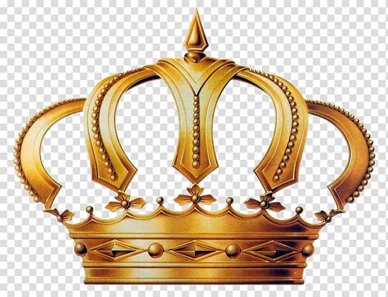 gold crown illustration, Crown King , r transparent background PNG clipart