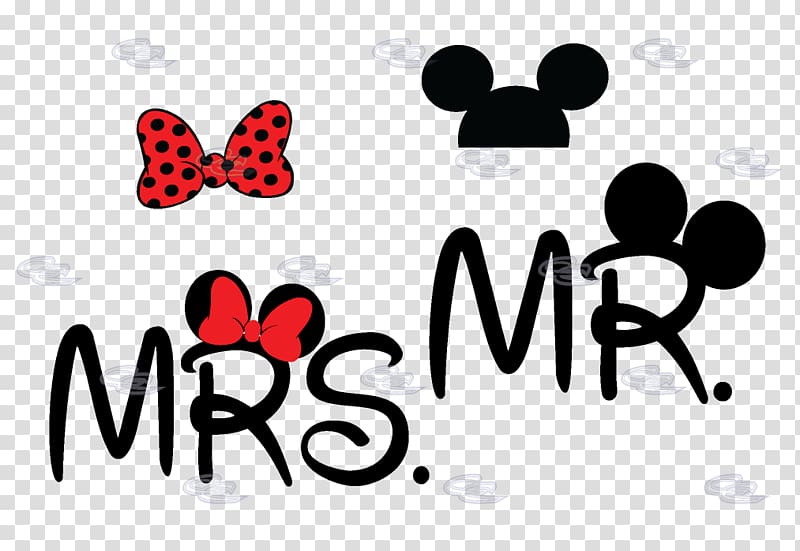 Minnie Mouse Mickey Mouse Mr. Mrs. T-shirt, minnie mouse transparent background PNG clipart