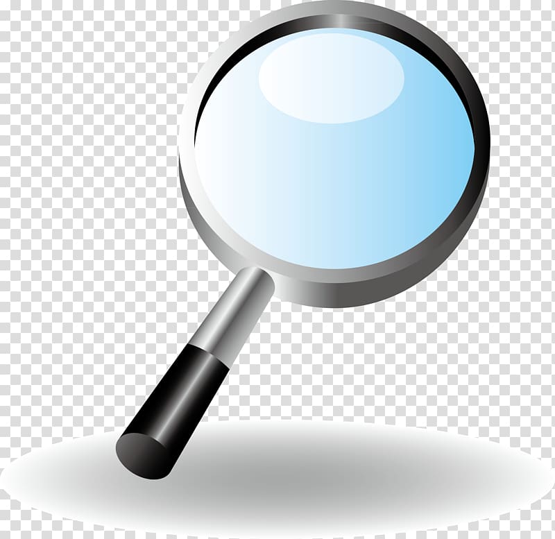 Magnifying glass Lens, Black magnifying glass lens elements transparent background PNG clipart