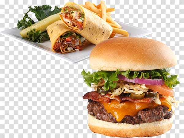 Cheeseburger Draper Buffalo burger Fast food Salt Lake City, Food combo transparent background PNG clipart