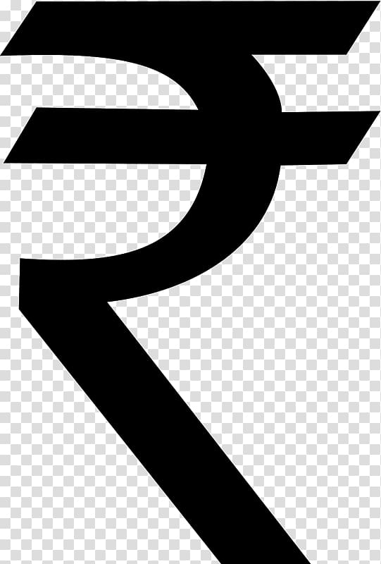 Indian rupee sign, Rupee Symbol transparent background PNG clipart