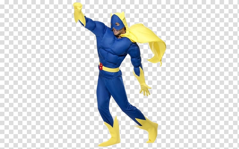 Costume party Bananaman Deluxe Eva Chest L Smiffys Superhero, suit transparent background PNG clipart