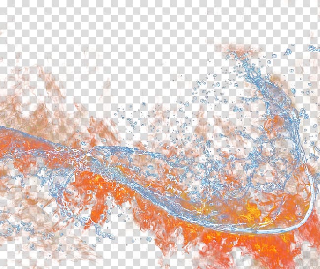 Water Pattern, Fire and water transparent background PNG clipart