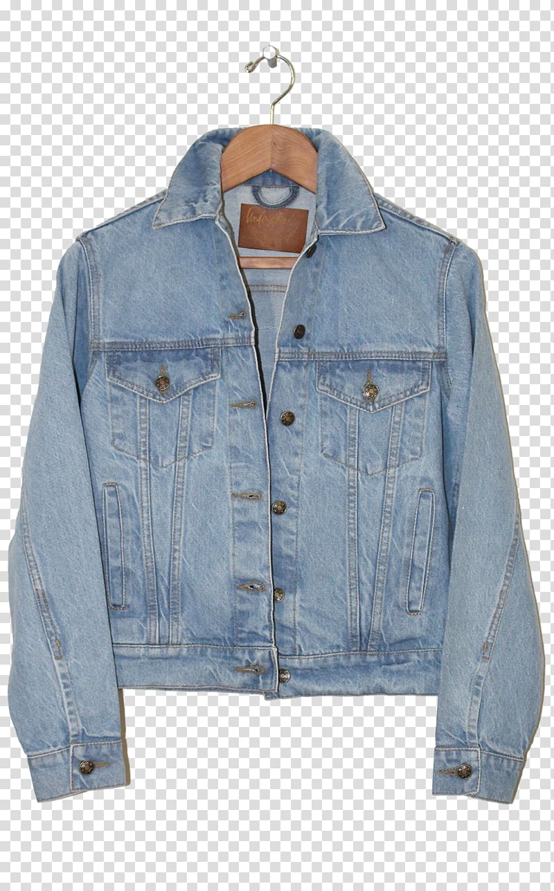 Jean jacket Denim Jeans Fashion, jacket transparent background PNG clipart