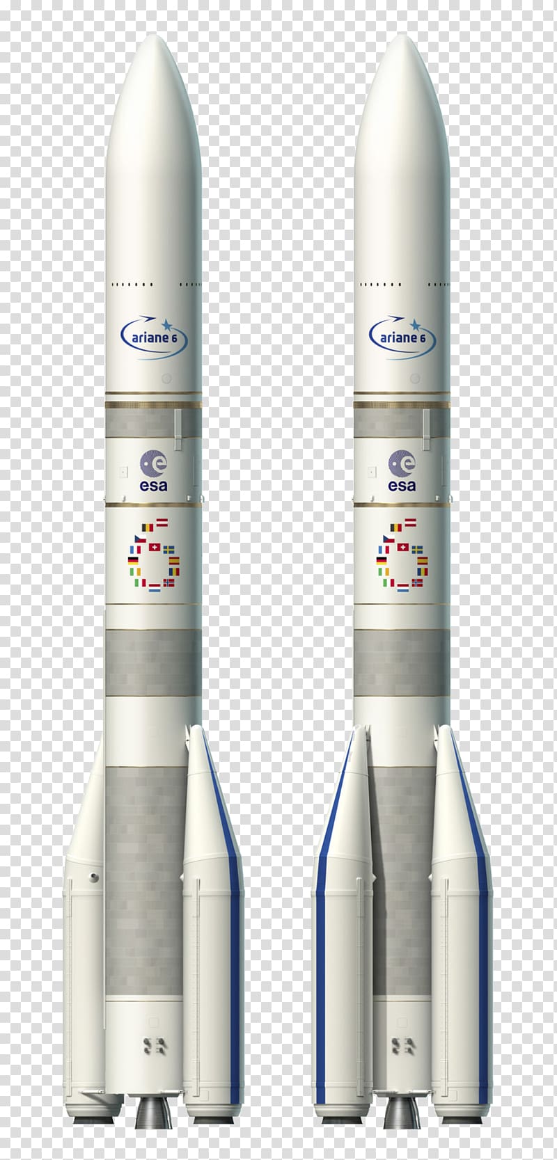 Rocket Europe Ariane 6 Launch vehicle, Rocket transparent background PNG clipart