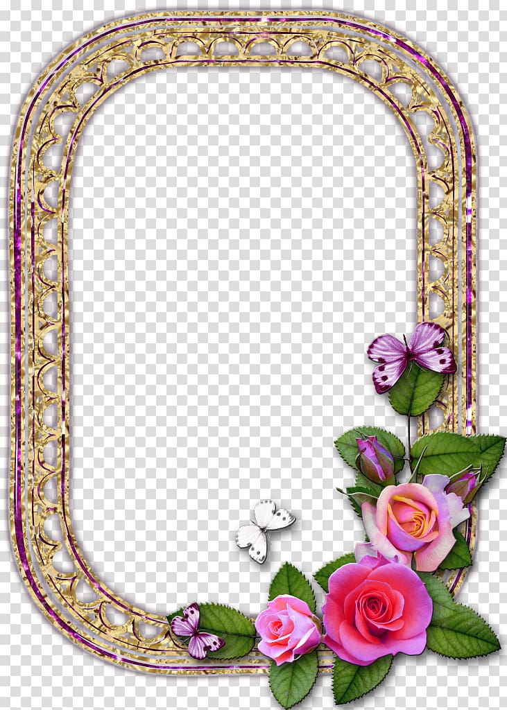Frames Floral design , flower transparent background PNG clipart