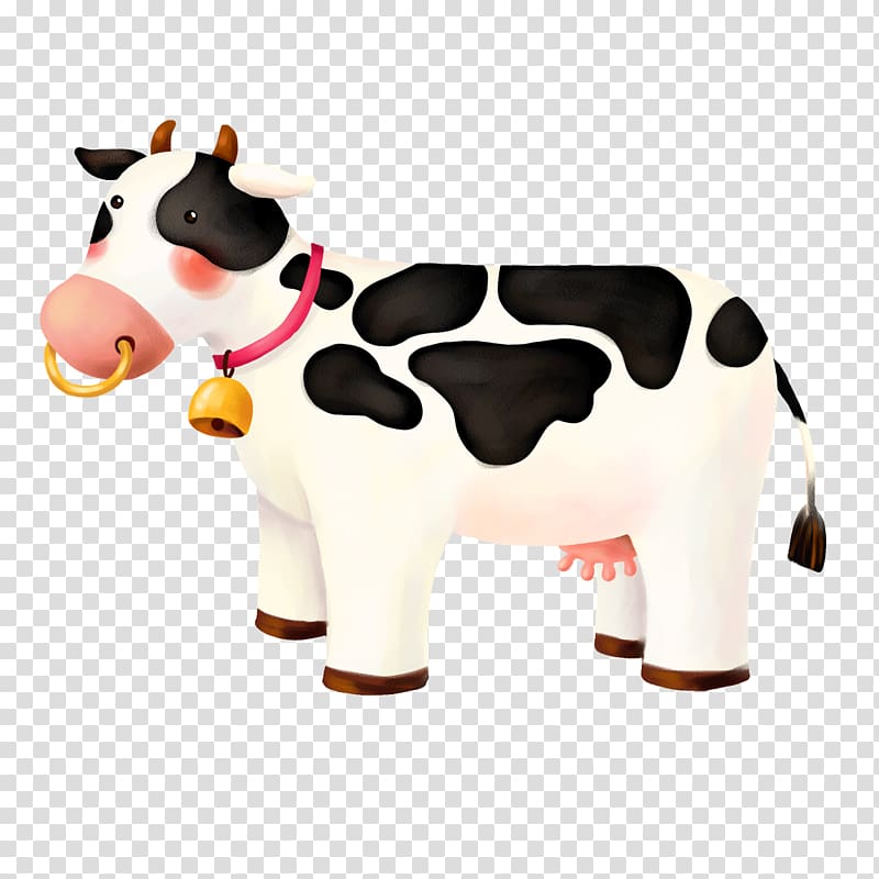 Cattle Cow Cartoon , Hanging bell cow transparent background PNG clipart