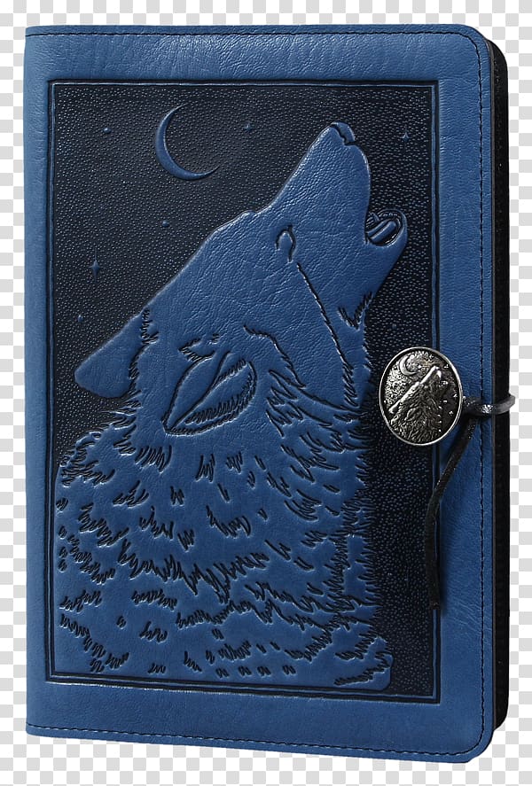 Blue Diary Journal Wallet Gray wolf, Wallet transparent background PNG clipart