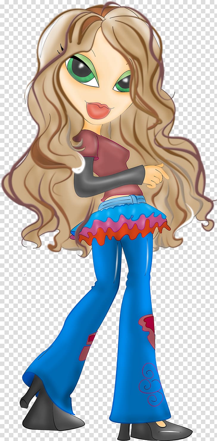 Bratz Doll Animaatio, doll transparent background PNG clipart.