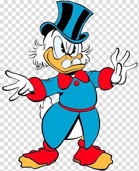 Scrooge McDuck Mickey Mouse Donald Duck Magica De Spell , mickey mouse transparent background PNG clipart