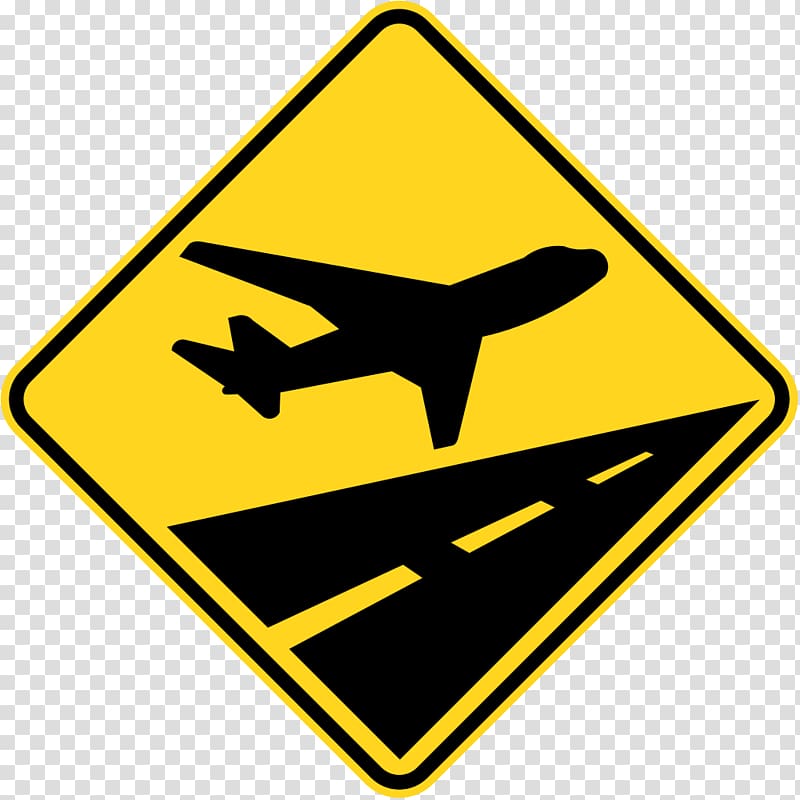 Aircraft Airplane Helicopter Traffic sign Canada, placards transparent background PNG clipart