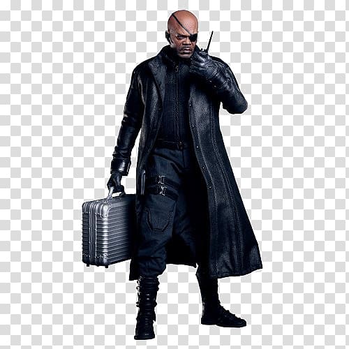 Nick Fury Phil Coulson Hot Toys Limited 1:6 scale modeling, toy transparent background PNG clipart