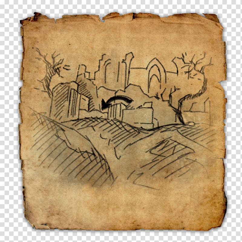 Elder Scrolls Online: Morrowind Elder Scrolls Online: Clockwork City Treasure map, treasure your time map transparent background PNG clipart
