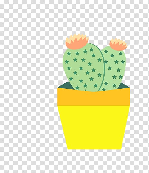 Cactaceae Flowerpot, cactus transparent background PNG clipart