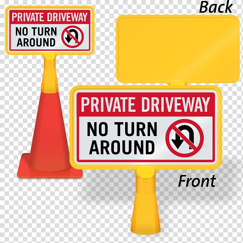 Traffic sign Parking violation Logo, turn around transparent background PNG clipart