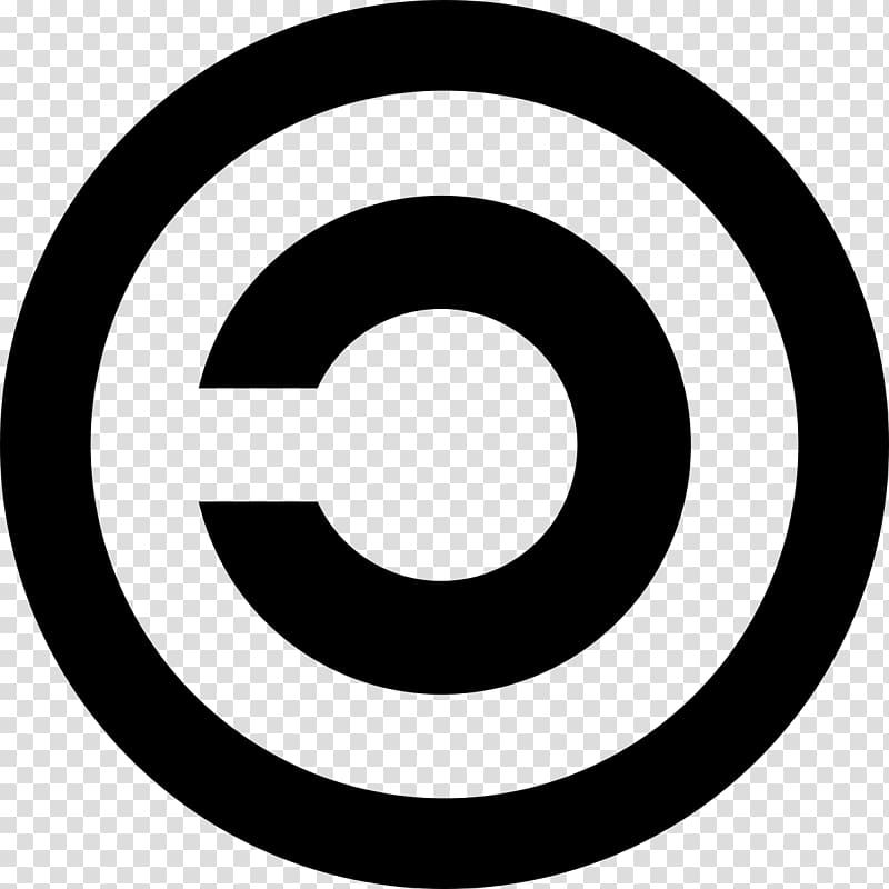Copyleft Free Art License, symbol transparent background PNG clipart