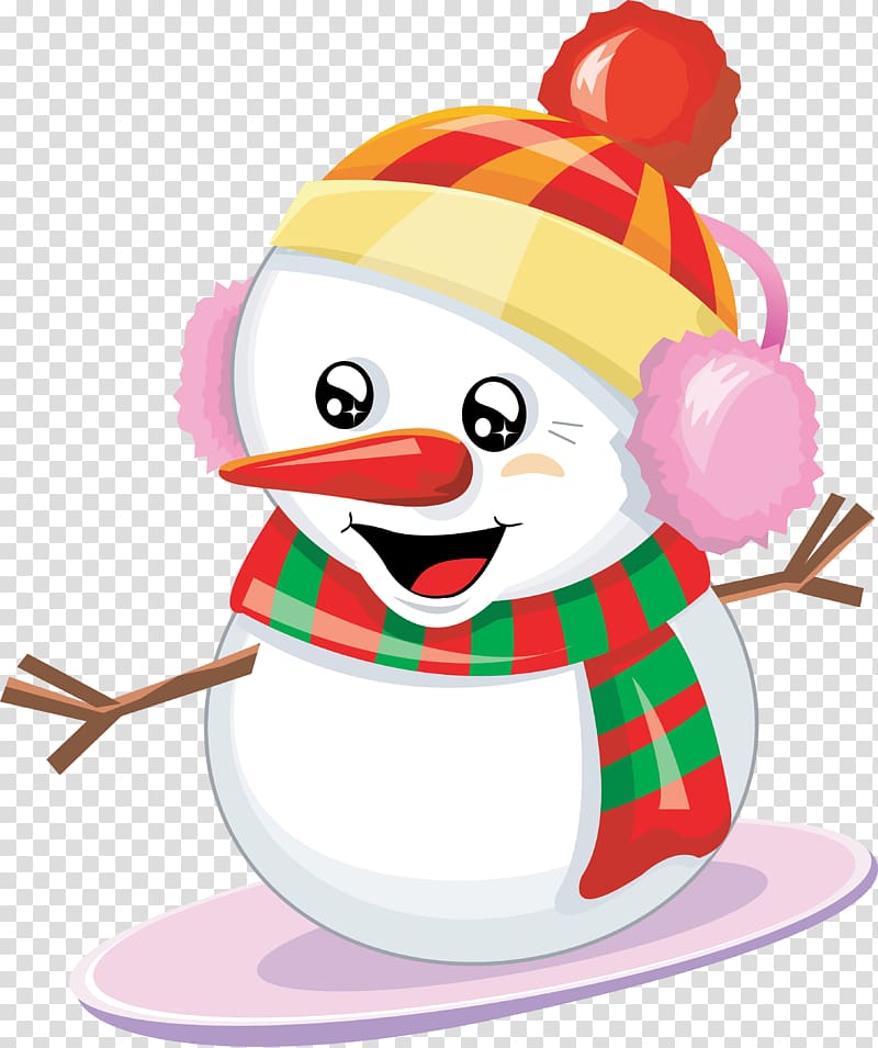 Lovely Snowman Desktop Christmas, snowman transparent background PNG clipart