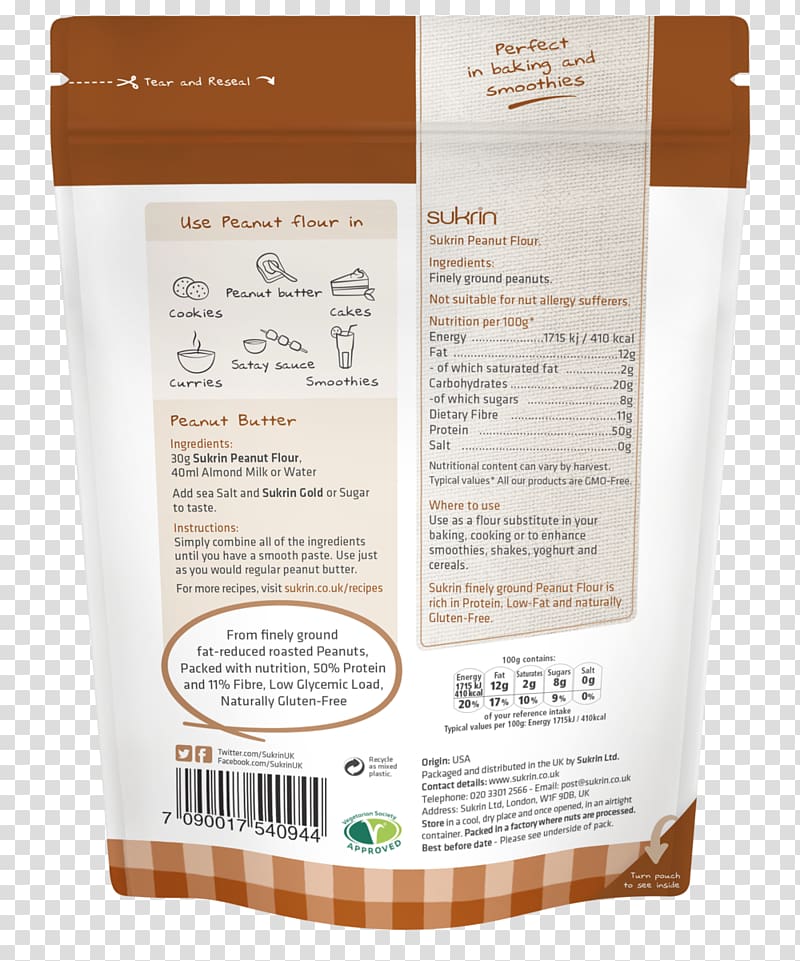 Raw foodism Peanut flour, peanut kernel transparent background PNG clipart