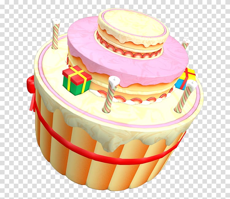 Super Mario Galaxy Wii Buttercream PlayStation 2 Video game, cake transparent background PNG clipart