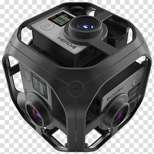 GoPro Omni All Inclusive Immersive video Omnidirectional camera, 360 camera transparent background PNG clipart