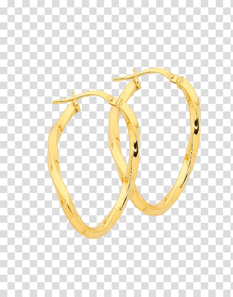 Bangle Body Jewellery Oval, Gold Hoop transparent background PNG clipart