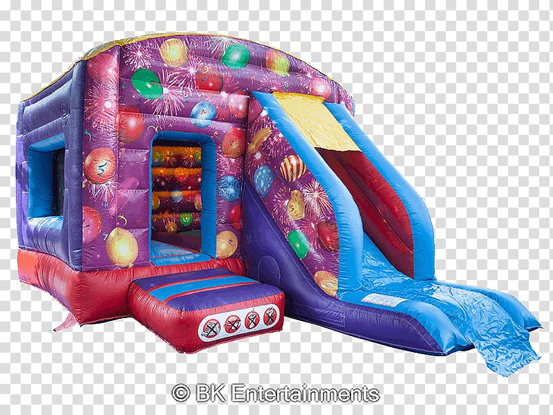 Inflatable Bouncers Child Playground slide Bungee Run, Bouncy Castle transparent background PNG clipart