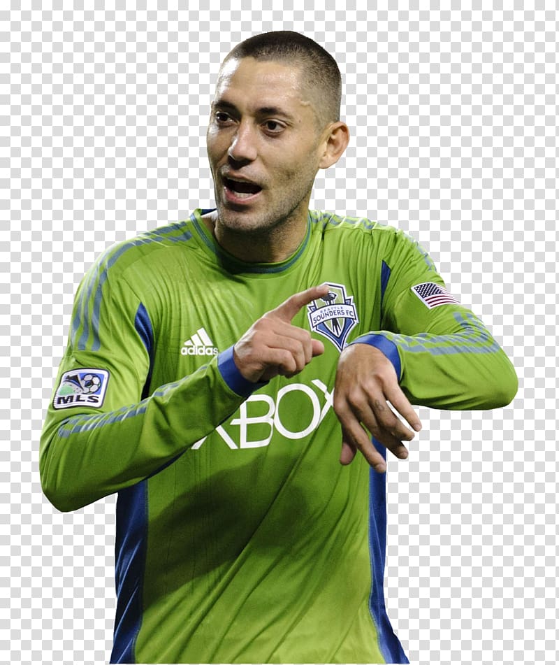 Clint Dempsey Seattle Sounders FC Football player, five seattle sounders transparent background PNG clipart
