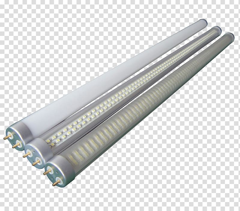 Light tube LED tube Lighting LED lamp, light transparent background PNG clipart