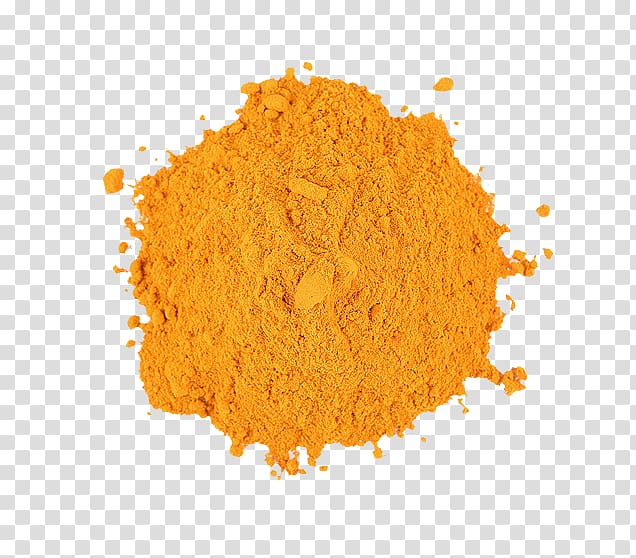 orange powder art illustration, Turmeric Spice mix Curry powder Ras el hanout, turmeric transparent background PNG clipart