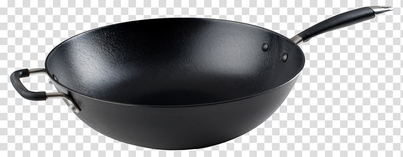 Ronneby Cast iron Wok Frying pan Stainless steel, frying pan transparent background PNG clipart