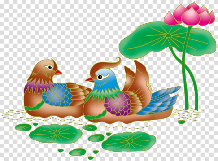 Bird , Lotus leaf lotus pattern transparent background PNG clipart