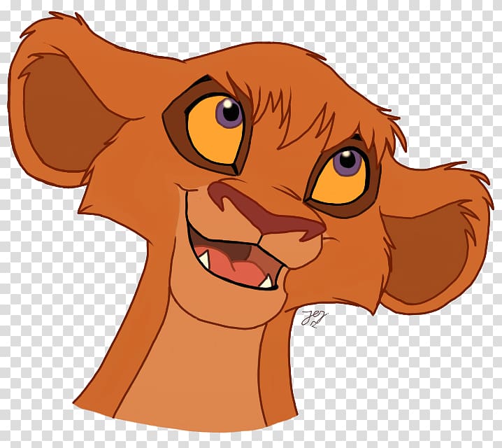 Lion Whiskers Simba Ahadi Kovu, no puffin transparent background PNG clipart
