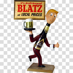 Figurine, holding beer transparent background PNG clipart thumbnail